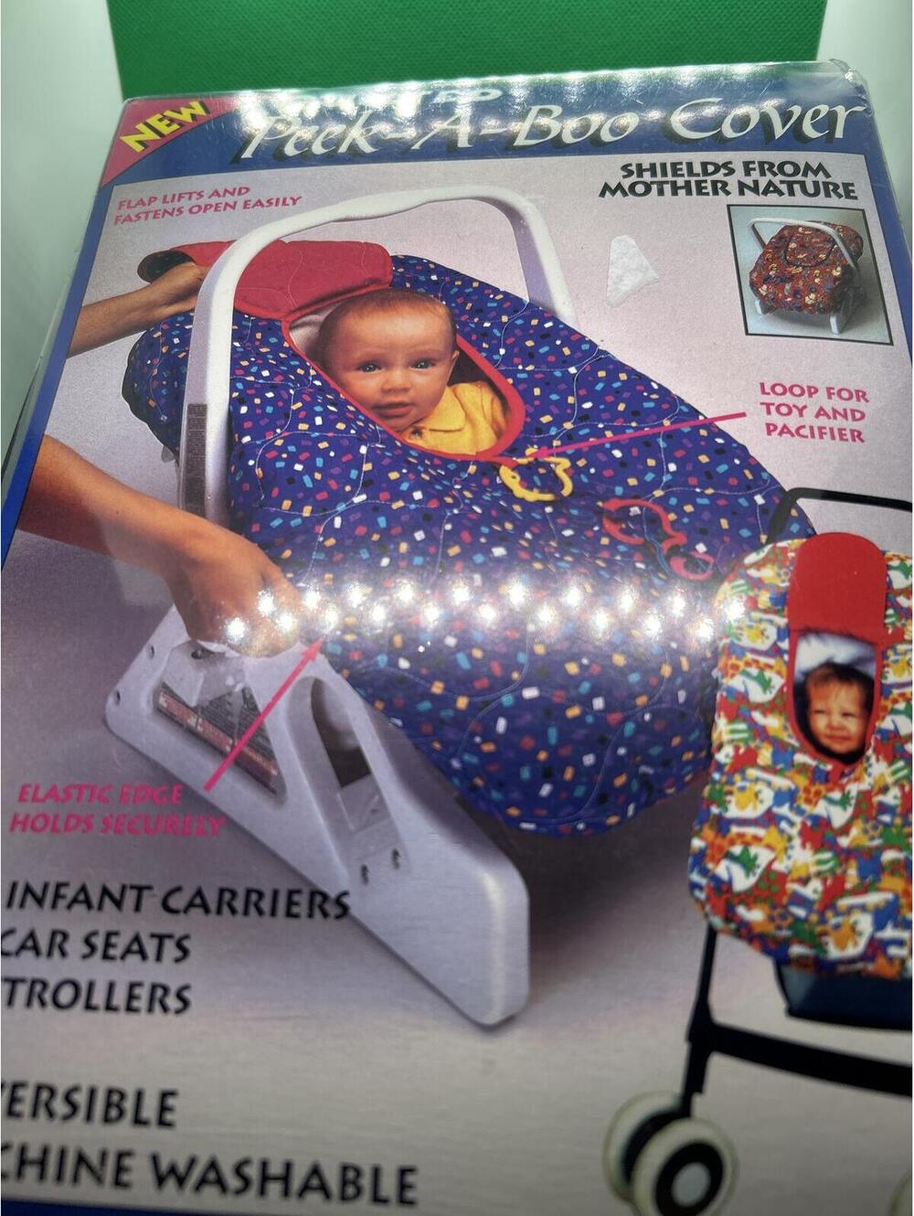 quilted peekaboo cover vintage for babies on the go